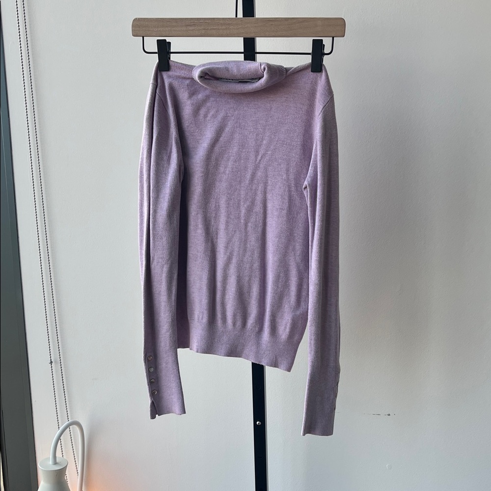 Zara Lilac Turtleneck Sweater